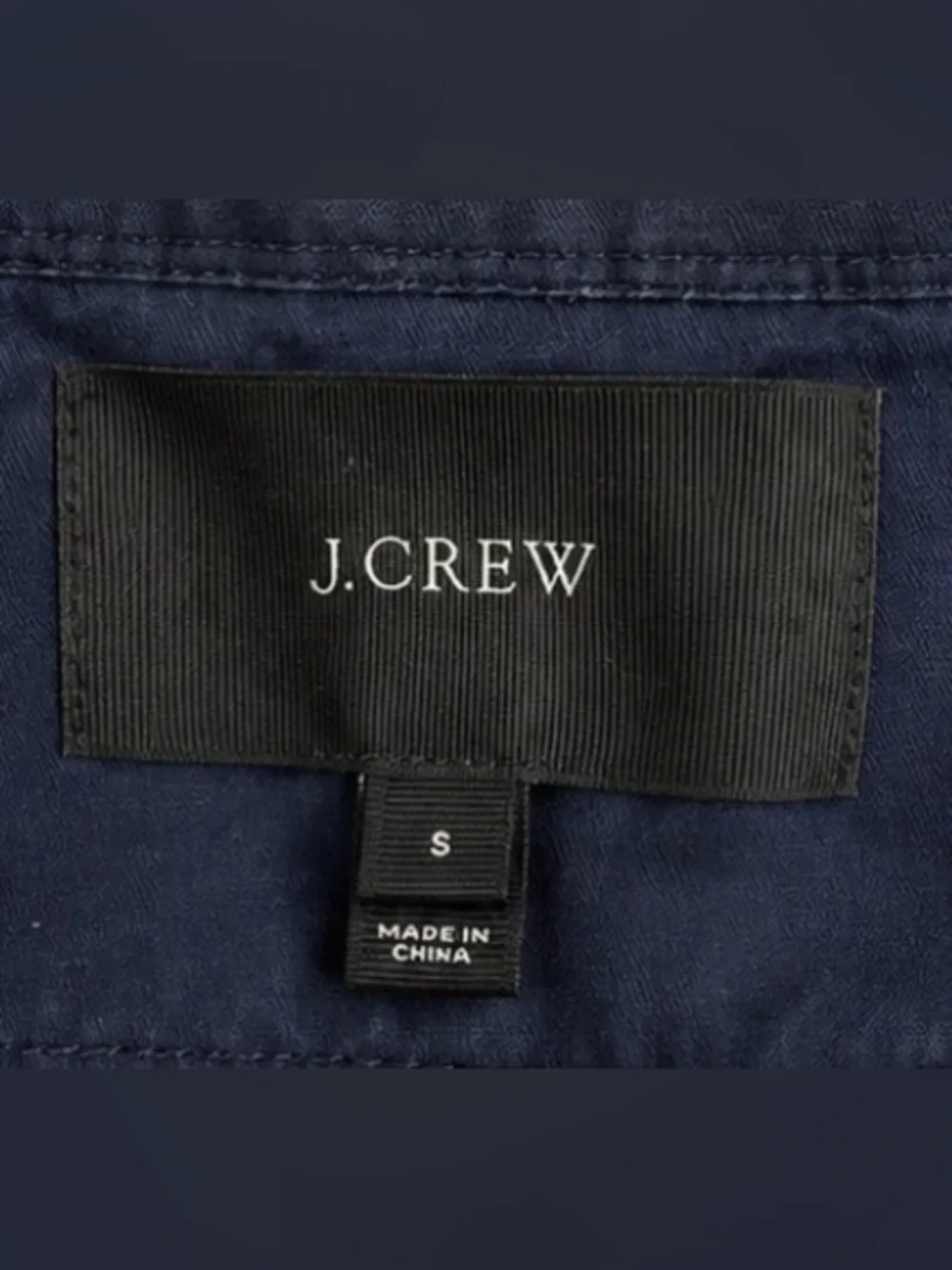 J.Crew Navy Utility Field Jacket | Gold Hardware | Size Small